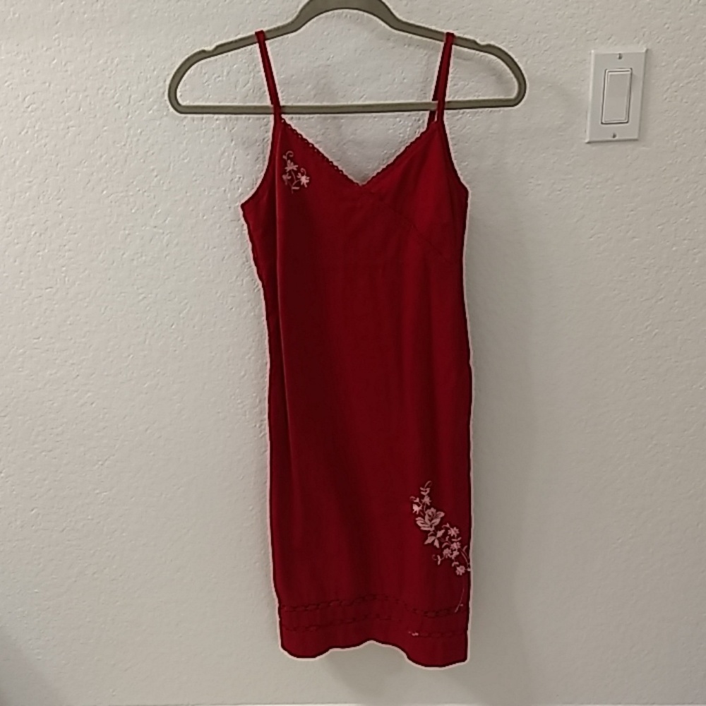 American eagle red dress sz 0